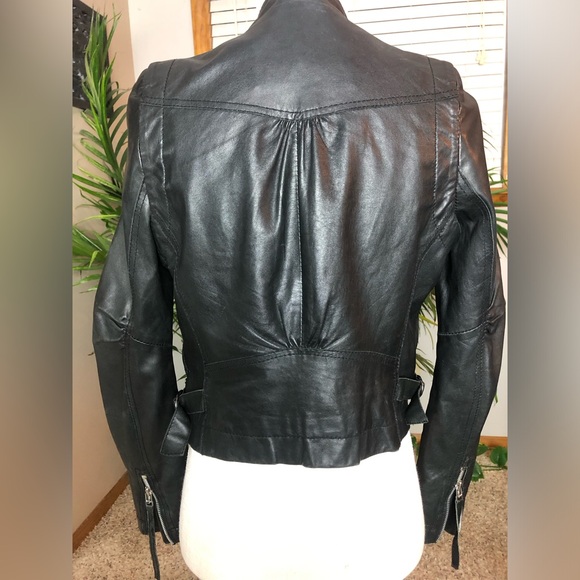 TOPSHOP Leather Jacket. Size XS - Picture 4 of 10